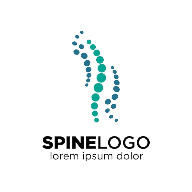 El logotipo de la columna vertebral