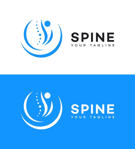 El logotipo de la columna vertebral