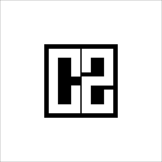 Logotipo de combinación de letras modernas de CZ Diseño minimalista
