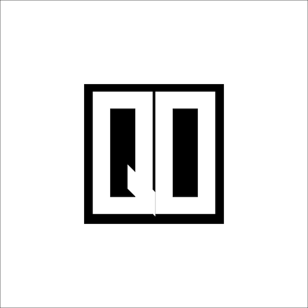 Logotipo de combinación de letras modernas de diseño minimalista