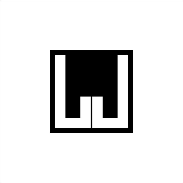 Logotipo de combinación de letras modernas de LJ Diseño minimalista