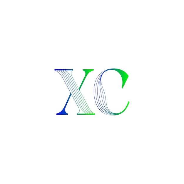El logotipo de combinación de x e y