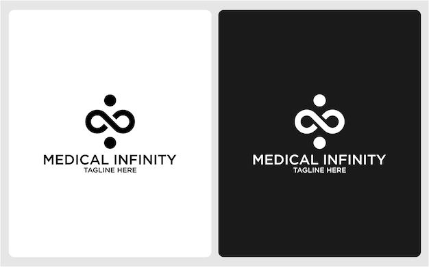 LOGOTIPO COMBINADO MÉDICO E INFINITY MODERNO