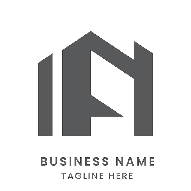 un logotipo comercial con diseño de plantilla de logotipo minimalista y moderno logotipo alfabético