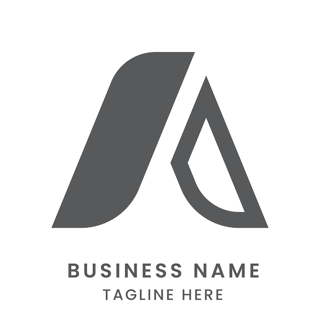 un logotipo comercial con diseño de plantilla de logotipo minimalista y moderno logotipo alfabético