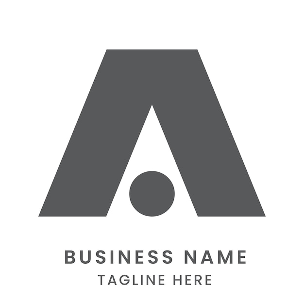 un logotipo comercial con diseño de plantilla de logotipo minimalista y moderno logotipo alfabético
