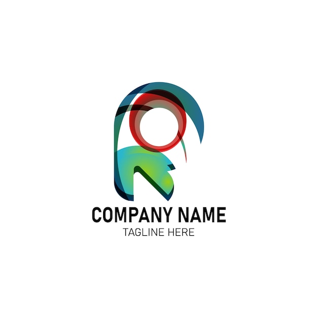 Logotipo comercial de la empresa creativa