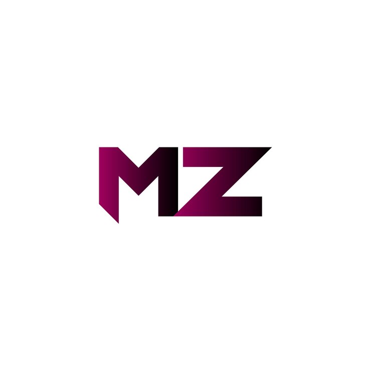 Vector el logotipo de comercialización de mz