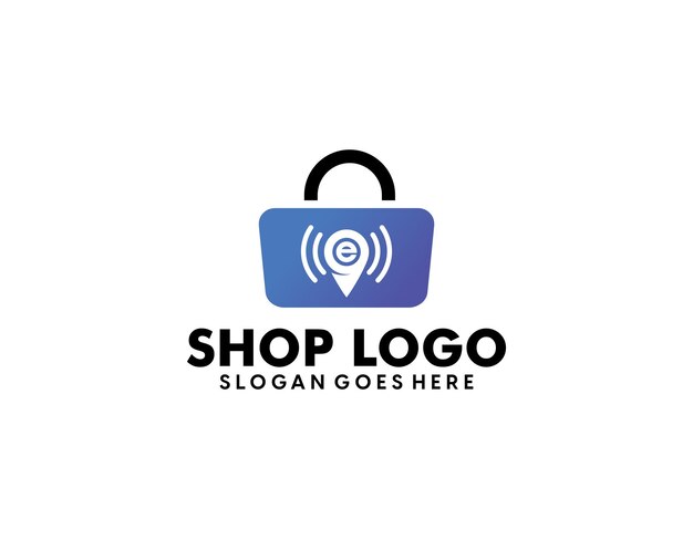Logotipo de comercio electrónico 1H05
