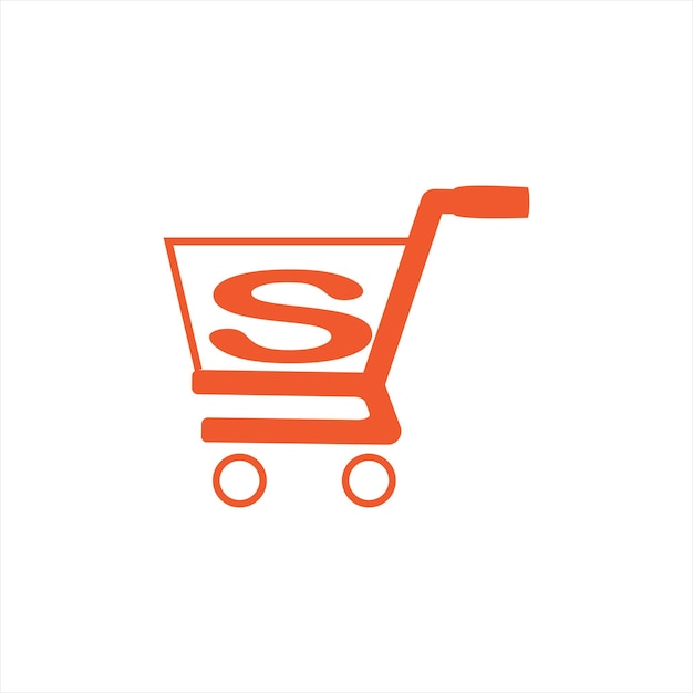 el logotipo de comercio electrónico de gradiente vectorial