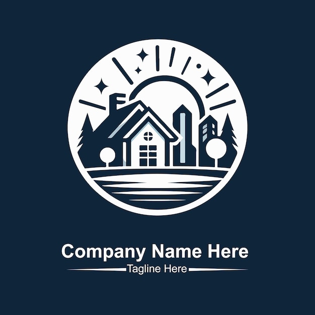 un logotipo para la compañía aquí aquí se llama nombre de la compañía