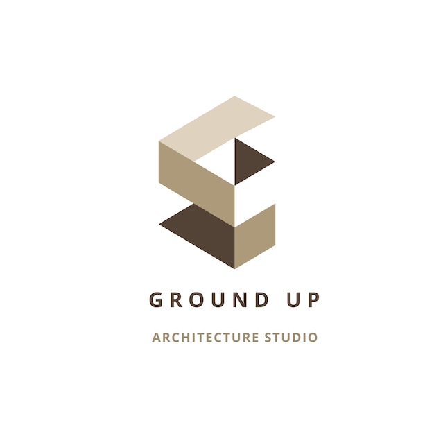 El logotipo de la compañía de arquitectura vectorial libre
