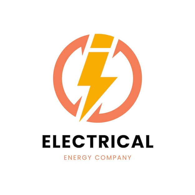 Logotipo de la Compañía Eléctrica con rayo en círculo