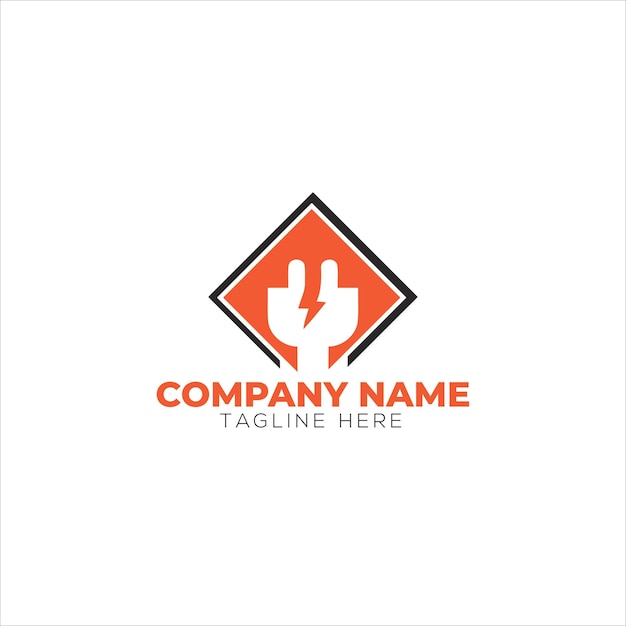Logotipo de la compañía de energía Flash Electric Bolt