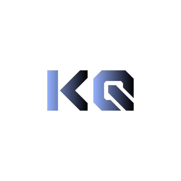 Vector el logotipo de la compañía de entretenimiento kq