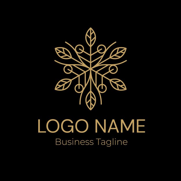 Logotipo de la Compañía de Flores de Ornamentación de Oro