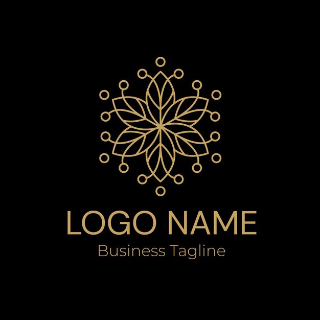 Logotipo de la Compañía de Flores de Ornamentación de Oro