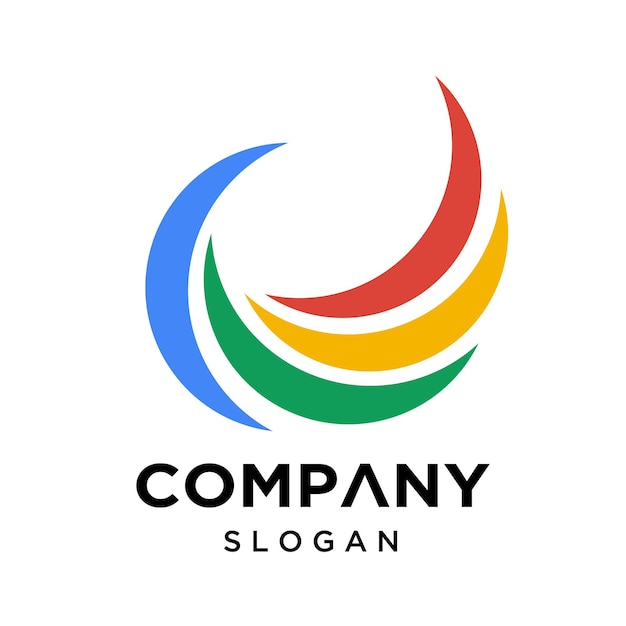 El logotipo de la compañía inspirado en el esquema de colores del logotipo de Google