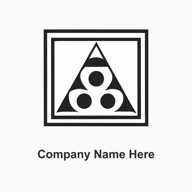 un logotipo de una compañía llamada "compañía aquí"