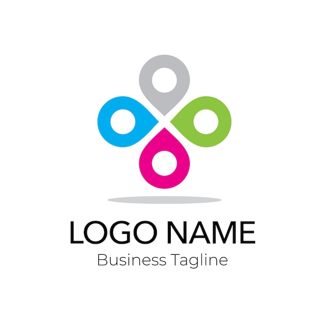 Logotipo de la compañía de mapas