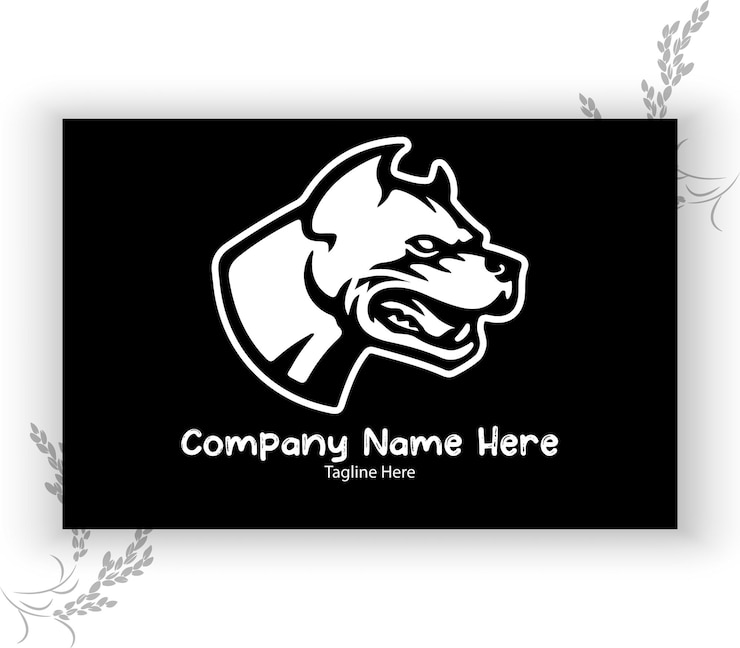 Vector el logotipo de la compañía pitbull