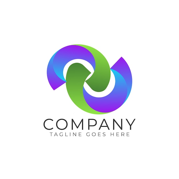 un logotipo de la compañía que dice "compañía aquí"