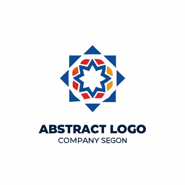 un logotipo de una compañía que dice logotipo abstracto en él