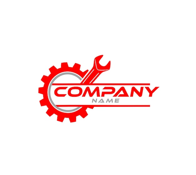 El logotipo de la compañía Red Gear Wrench