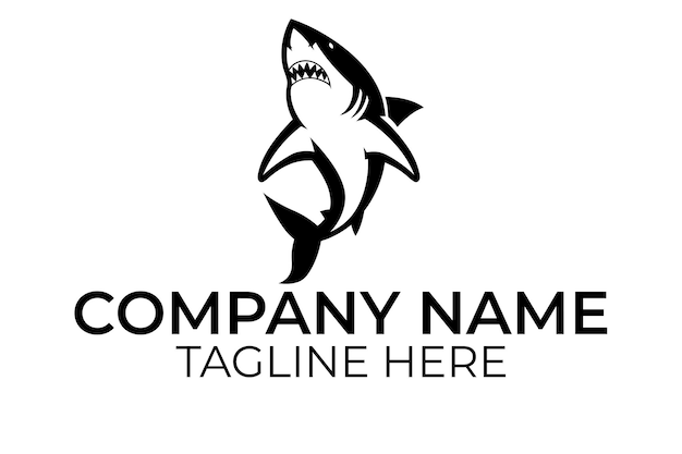 El logotipo de la compañía de tiburones