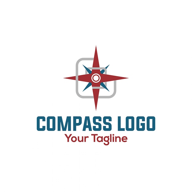 Vector logotipo de compas