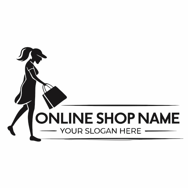 Logotipo de compras en línea