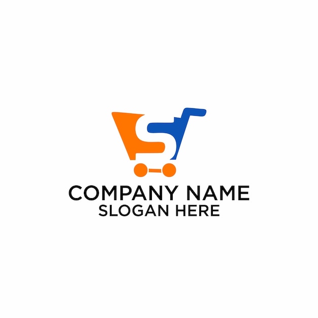 logotipo de compras y S inicial