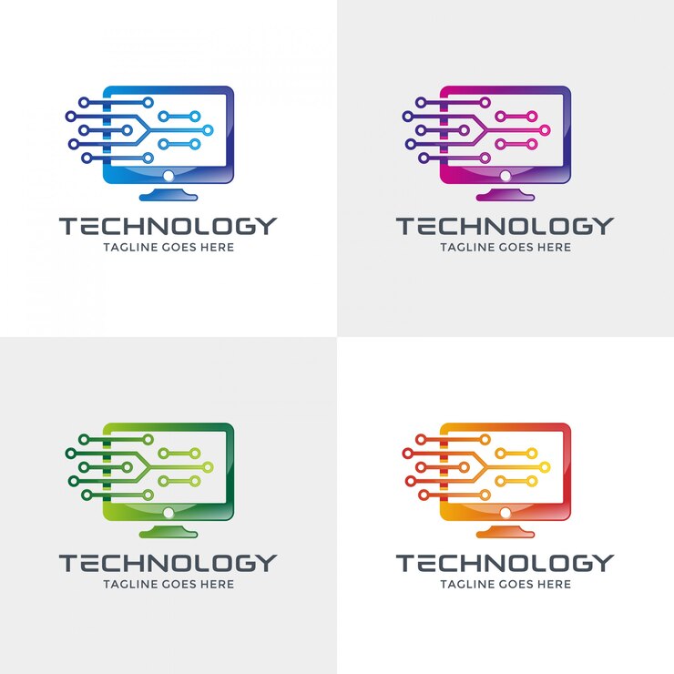 Vector logotipo de la computadora
