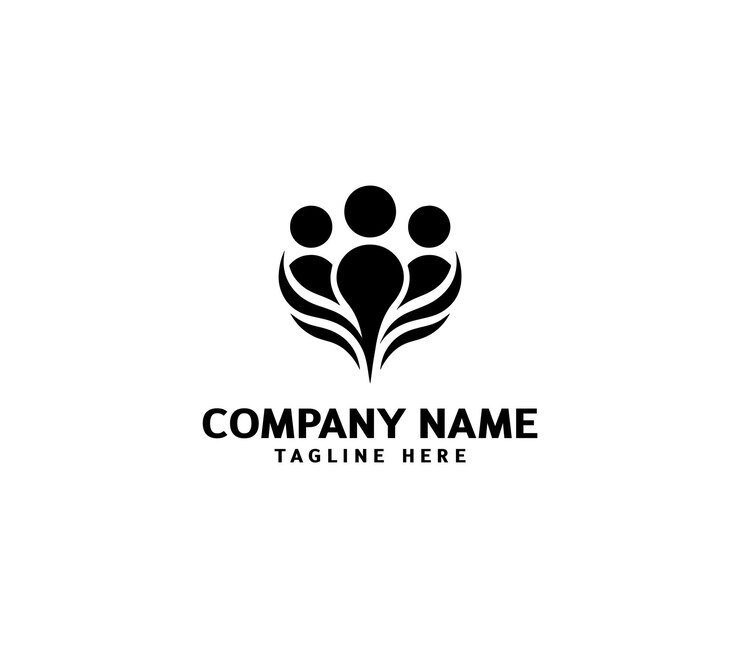 El logotipo de la comunidad de personas La comunidad global La comunidad humana La atención médica de la comunidad La comunidad de personas El logotipio de la familia