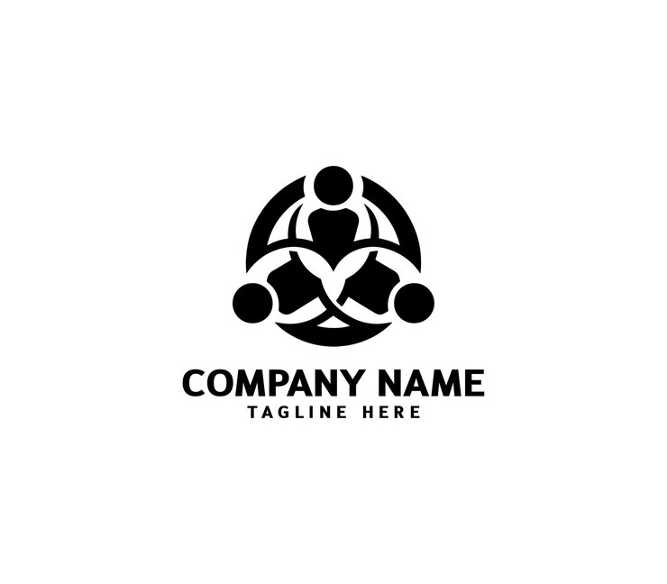 El logotipo de la comunidad de personas La comunidad global La comunidad humana La atención médica de la comunidad La comunidad de personas El logotipio de la familia