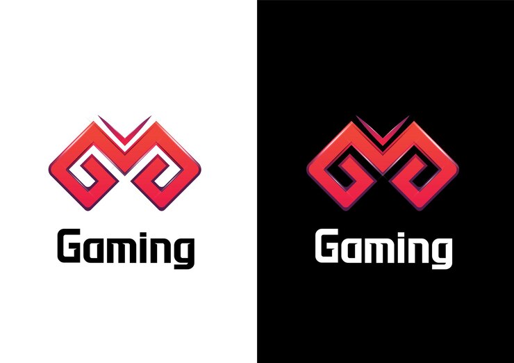 Vector logotipo de concepto de joystick de letra g moderno para juegos