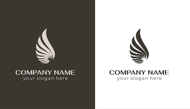 Logotipo de concha Naulilus de concha marina moderna Plantilla de logotipo lineal elegante para crear un logotipo de diseño de lujo único Vector