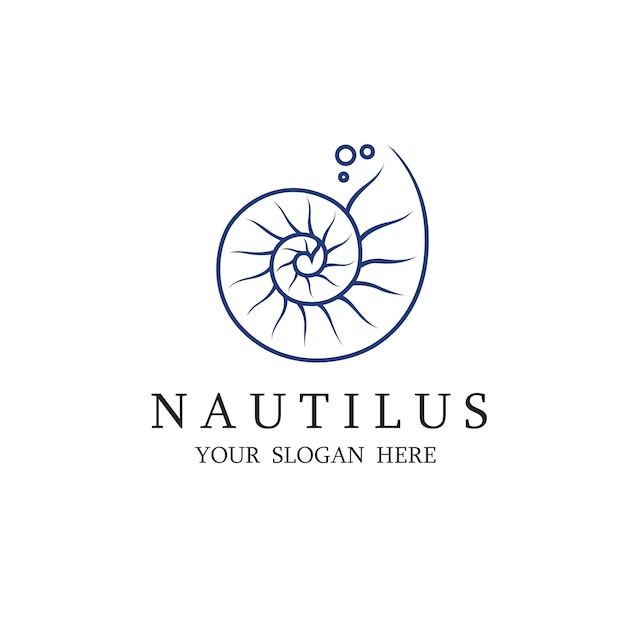 El logotipo de la concha del Nautilus
