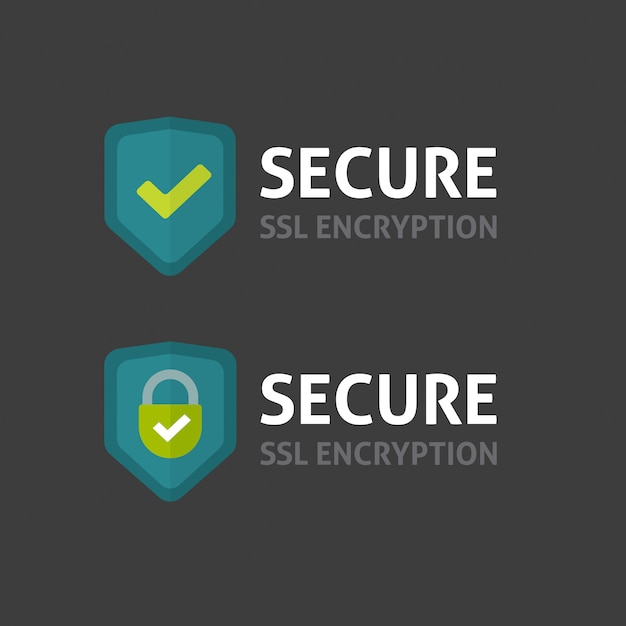 Logotipo de conexión segura ssl