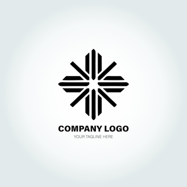 el logotipo consiste en una marca abstracta simétrica que se asemeja a una mariposa estilizada o a un símbolo geométrico