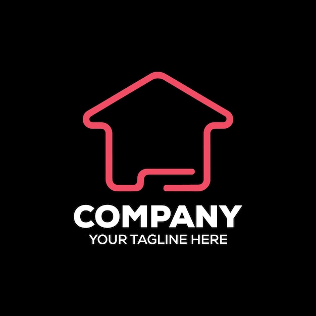 Logotipo de la construcción Diseño del logotipo de la empresa para empresarios y negocios mejor icono