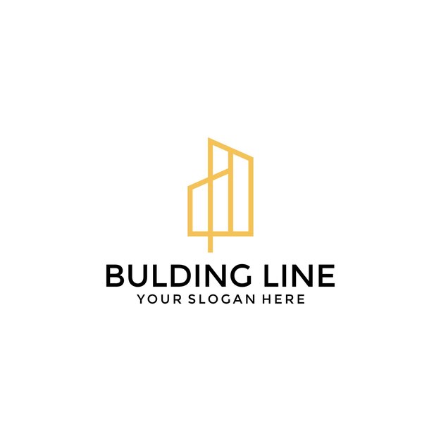 Logotipo de construcción para empresa constructora.