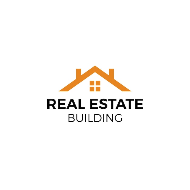 Logotipo de construcción inmobiliaria