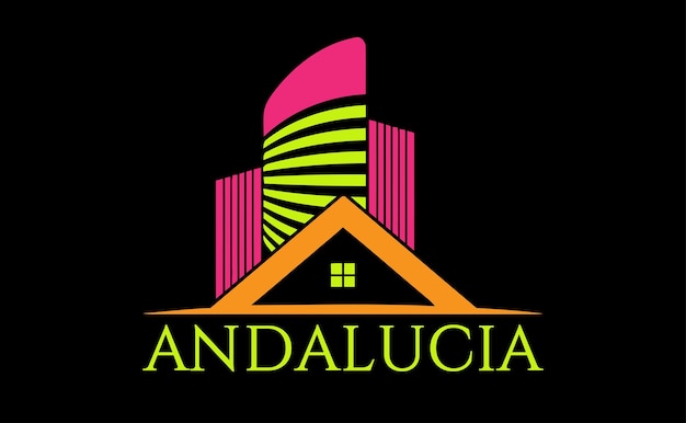 Logotipo de construcción inmobiliaria