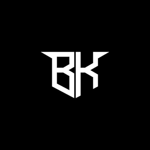 El logotipo de la construcción moderna de BK con diseño simétrico