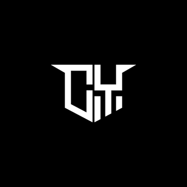 Logotipo de construcción moderna de CY con diseño simétrico
