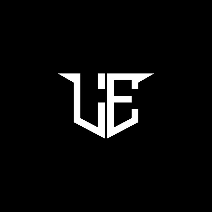 Vector le logotipo de construcción moderna con diseño simétrico