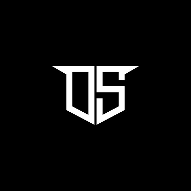 El logotipo de construcción moderna de OS con diseño simétrico
