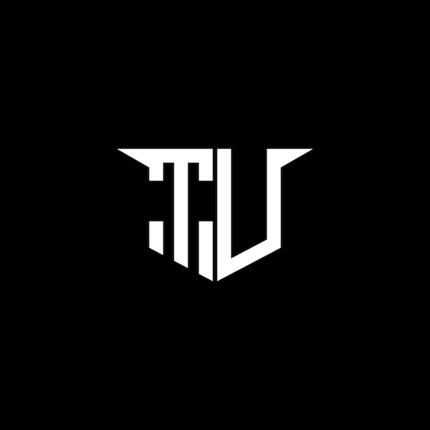 El logotipo de la construcción moderna de TU con diseño simétrico