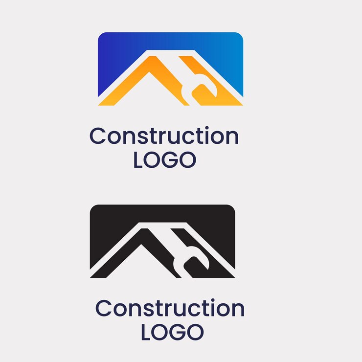 Vector logotipo de construcción plantilla de la casa del arquitecto vector de diseño arquitectónico y de construcción de logotipo